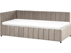 Letto da giorno Velluto LISIEUX 90 x 200 cm Tortora