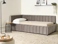 Letto da giorno Velluto LISIEUX 90 x 200 cm Tortora