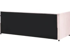 Letto da giorno Velluto LISIEUX 90 x 200 cm Rosa pastello