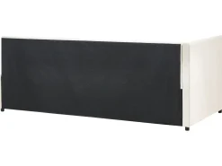 Letto da giorno Velluto LISIEUX 90 x 200 cm Bianco sporco