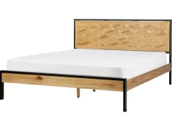 Letto ERVILLERS 160 x 200 cm Acacia naturale
