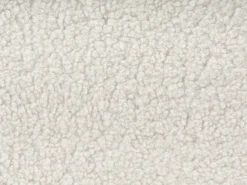 Letto estraibile Bouclé ALBIAC 90 x 200 cm Bianco