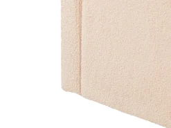 Letto estraibile Bouclé EYBURIE 90 x 200 cm Rosa pesca