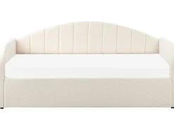Letto estraibile Bouclé EYBURIE 90 x 200 cm Beige chiaro