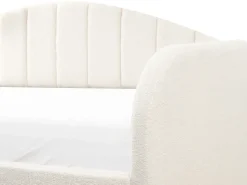 Letto estraibile Bouclé EYBURIE 90 x 200 cm Beige chiaro