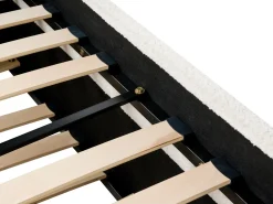 Letto estraibile Bouclé GASSIN 90 x 200 cm Bianco sporco