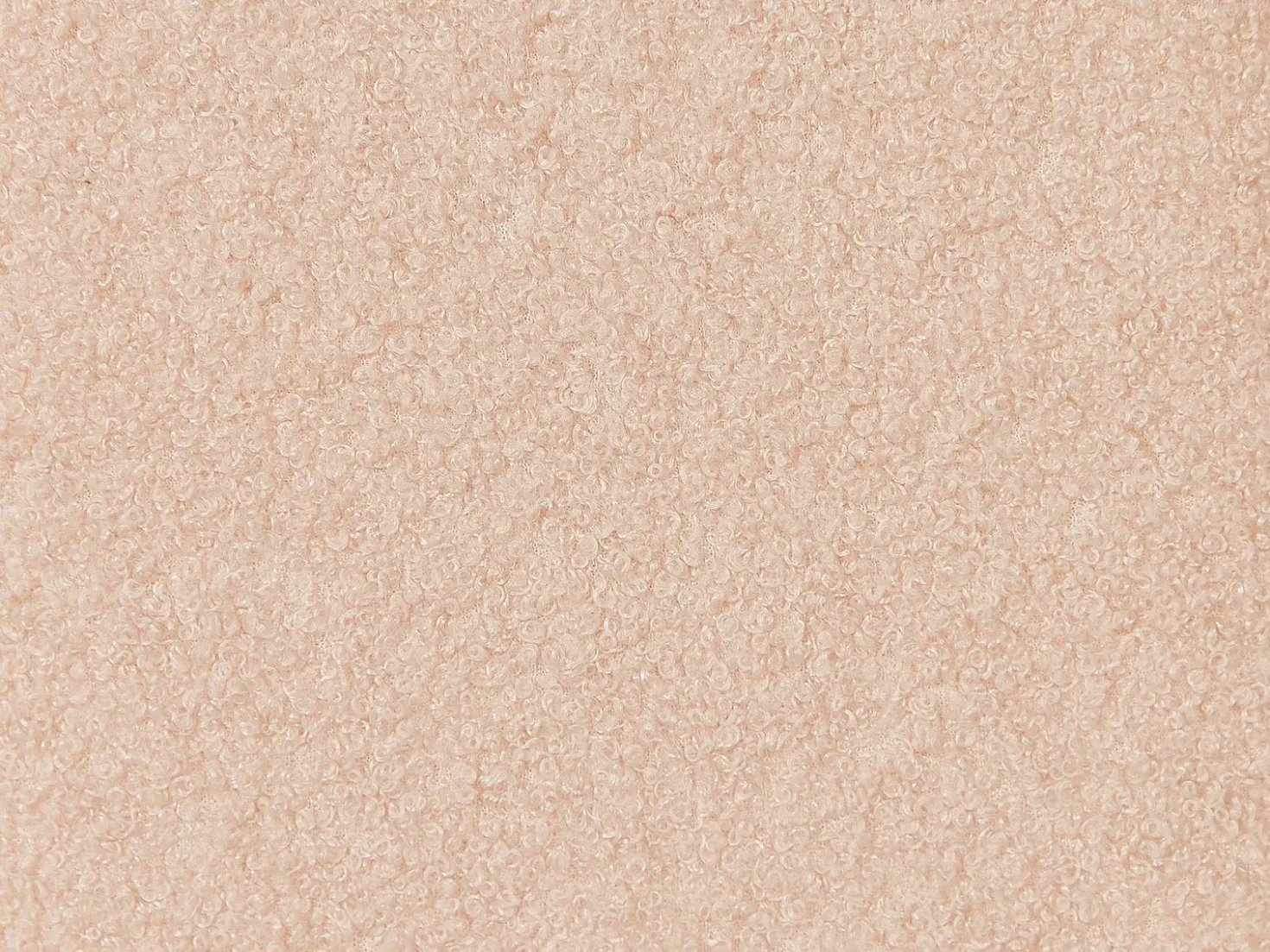 Letto estraibile Bouclé TROYES 90 x 200 cm Rosa pesca
