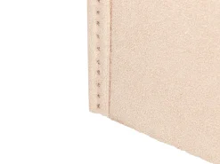 Letto estraibile Bouclé TROYES 90 x 200 cm Rosa pesca