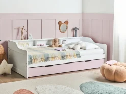 Letto estraibile Legno di pino EDERN 90 x 200 cm Rosa
