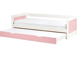 Letto estraibile Legno di pino GRAVELINES 90 x 200 cm Rosa
