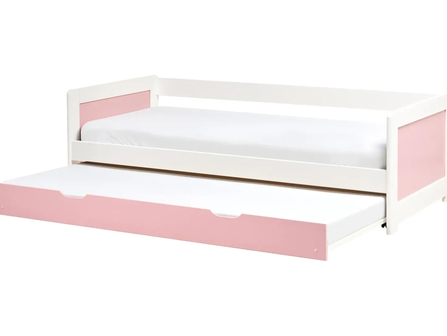 Letto estraibile Legno di pino GRAVELINES 90 x 200 cm Rosa