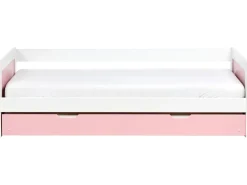 Letto estraibile Legno di pino GRAVELINES 90 x 200 cm Rosa