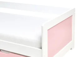 Letto estraibile Legno di pino GRAVELINES 90 x 200 cm Rosa