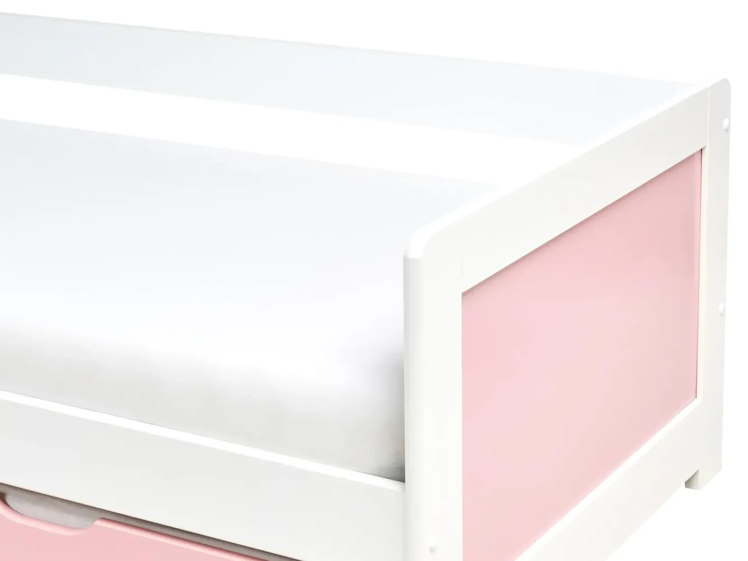 Letto estraibile Legno di pino GRAVELINES 90 x 200 cm Rosa