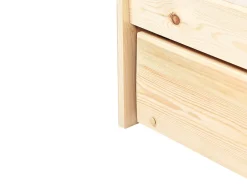 Letto estraibile Legno di pino EDERN 90 x 200 cm Marrone chiaro