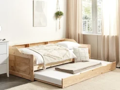 Letto estraibile Legno di pino EDERN 90 x 200 cm Marrone chiaro
