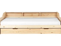 Letto estraibile Legno di pino EDERN 90 x 200 cm Marrone chiaro