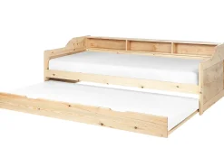 Letto estraibile Legno di pino EDERN 90 x 200 cm Marrone chiaro