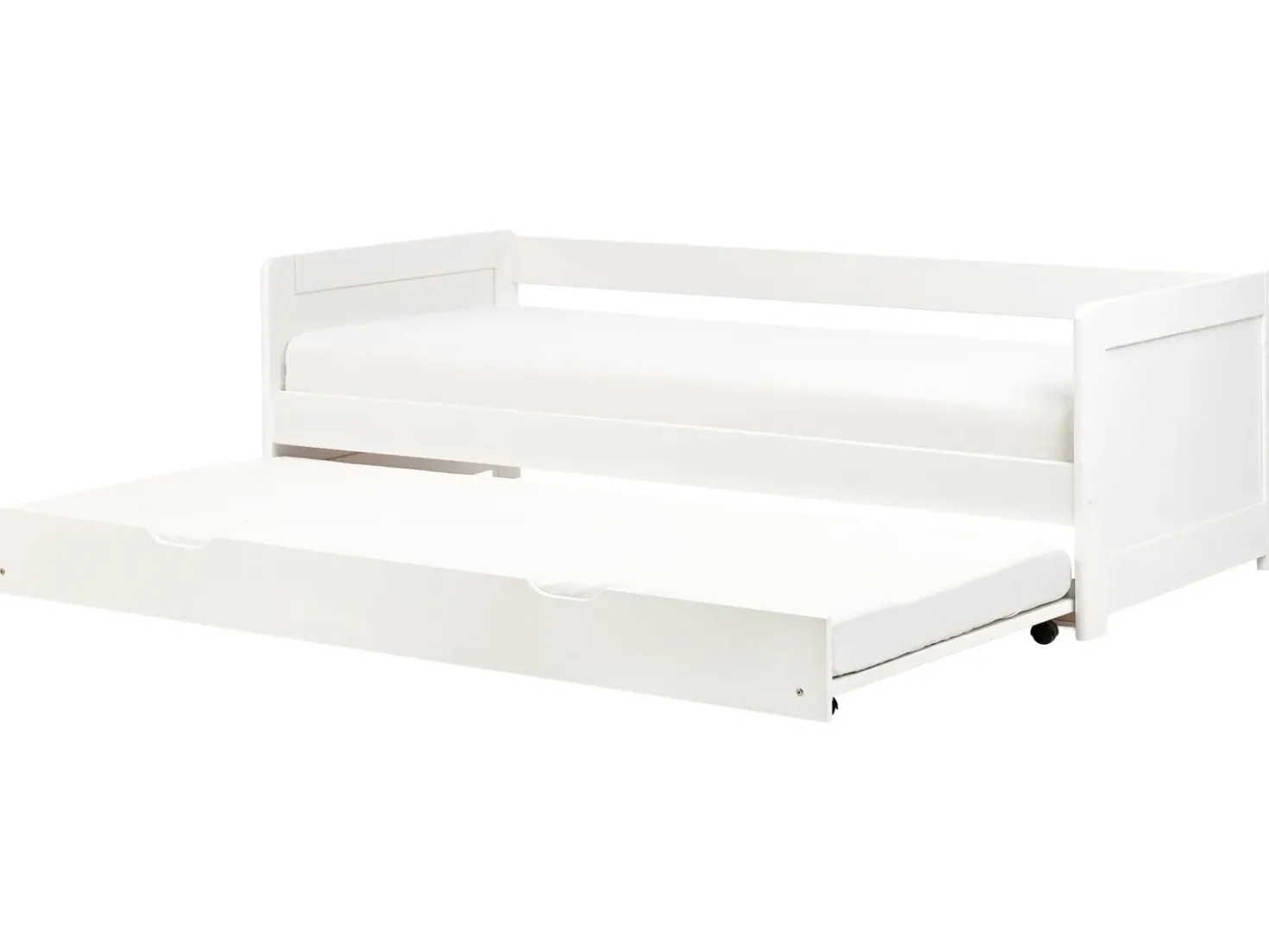 Letto estraibile Legno di pino GRAVELINES 90 x 200 cm Bianco