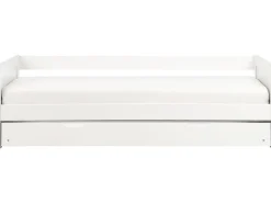 Letto estraibile Legno di pino GRAVELINES 90 x 200 cm Bianco