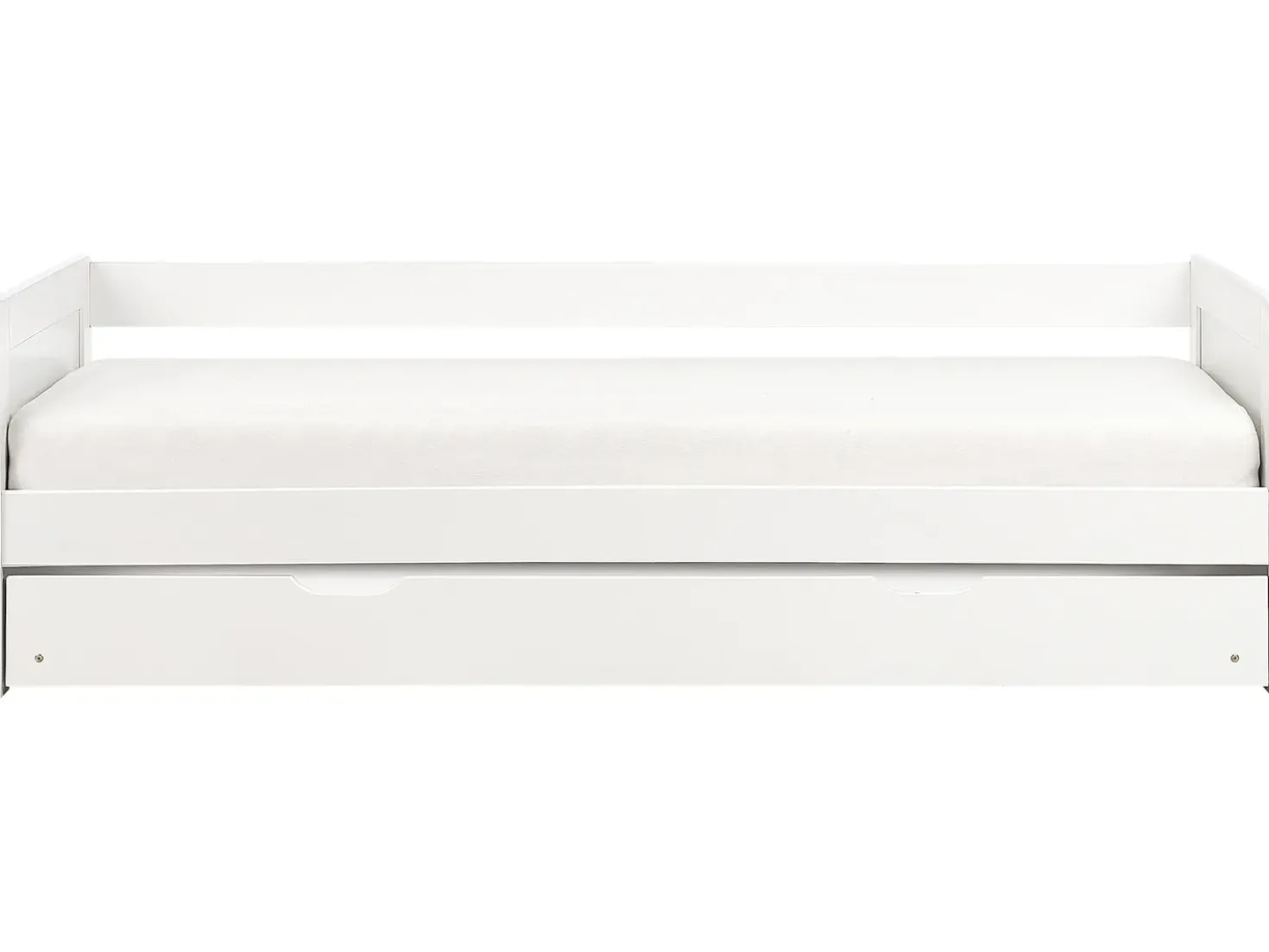 Letto estraibile Legno di pino GRAVELINES 90 x 200 cm Bianco