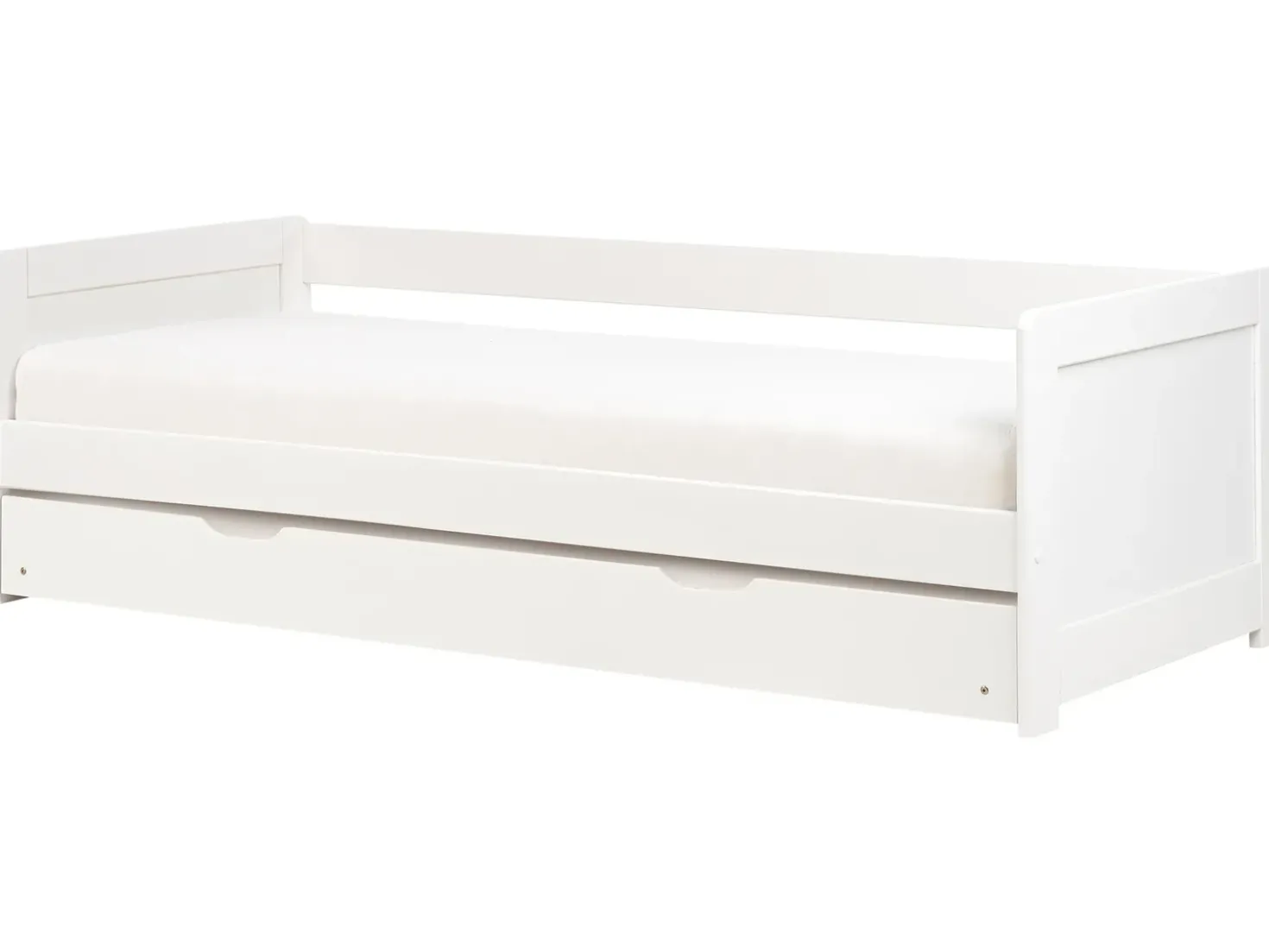 Letto estraibile Legno di pino GRAVELINES 90 x 200 cm Bianco