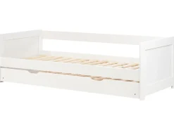 Letto estraibile Legno di pino GRAVELINES 90 x 200 cm Bianco