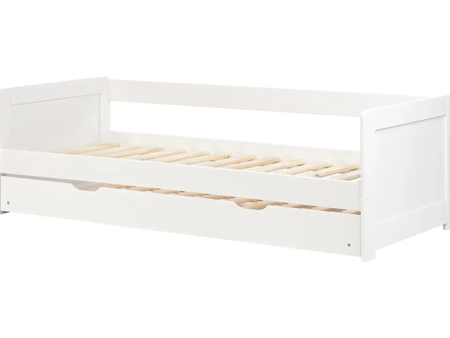 Letto estraibile Legno di pino GRAVELINES 90 x 200 cm Bianco
