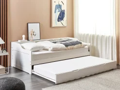 Letto estraibile Legno di pino EDERN 90 x 200 cm Bianco