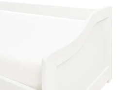Letto estraibile Legno di pino LUNERAY 90 x 200 cm Bianco