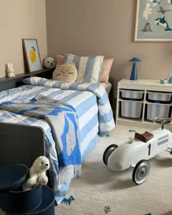Letto estraibile Legno di pino EDERN 90 x 200 cm Grigio