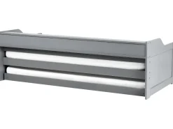 Letto estraibile Legno di pino EDERN 90 x 200 cm Grigio