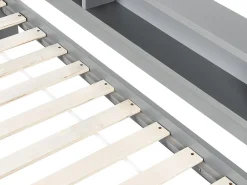 Letto estraibile Legno di pino EDERN 90 x 200 cm Grigio