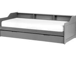 Letto estraibile Legno di pino EDERN 90 x 200 cm Grigio