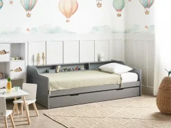 Letto estraibile Legno di pino EDERN 90 x 200 cm Grigio