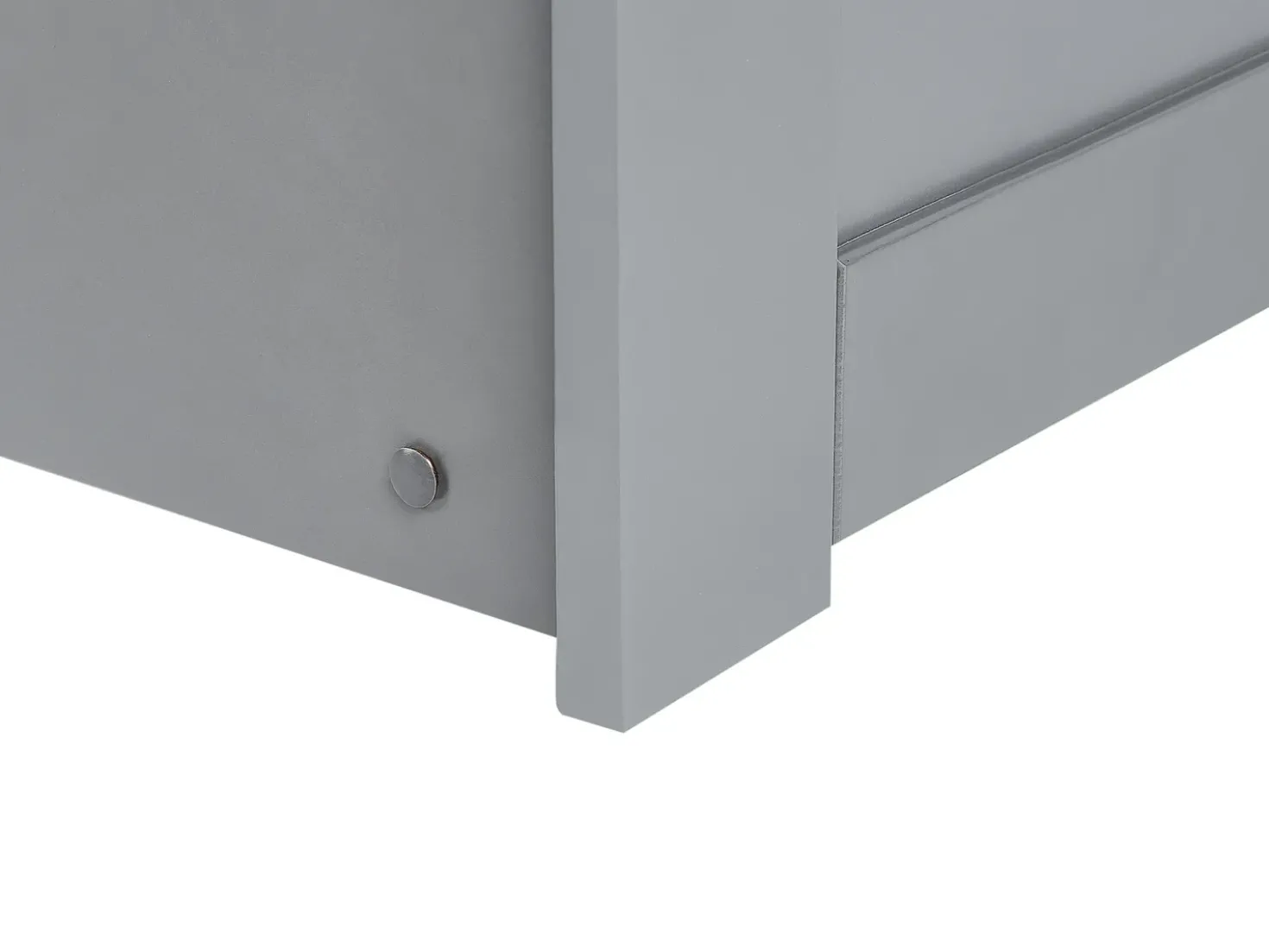 Letto estraibile Legno di pino EDERN 90 x 200 cm Grigio
