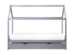Letto estraibile per bambini Legno di pino CRILLON 90 x 200 cm Grigio