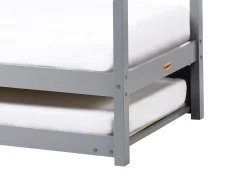 Letto estraibile per bambini Legno di pino CRILLON 90 x 200 cm Grigio
