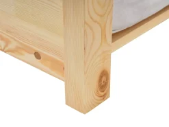 Letto estraibile per bambini Legno di pino CRILLON 90 x 200 cm Marrone chiaro