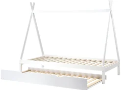 Letto estraibile per bambini Legno di pino TALMONTIERS 90 x 200 cm Bianco