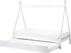 Letto estraibile per bambini Legno di pino TALMONTIERS 90 x 200 cm Bianco