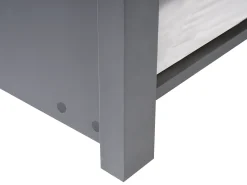 Letto estraibile per bambini Legno di pino TALMONTIERS 90 x 200 cm Grigio