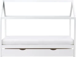Letto estraibile per bambini Legno di pino CRILLON 90 x 200 cm Bianco