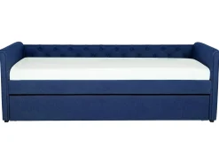 Letto estraibile Tessuto LIBOURNE 80 x 200 cm Blu marino