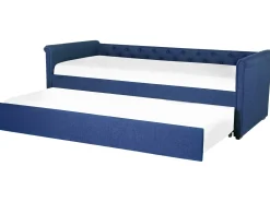 Letto estraibile Tessuto LIBOURNE 80 x 200 cm Blu marino