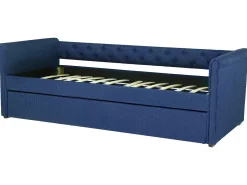 Letto estraibile Tessuto LIBOURNE 80 x 200 cm Blu marino