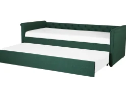 Letto estraibile Tessuto LIBOURNE 80 x 200 cm Verde scuro