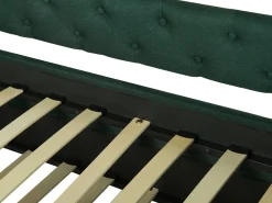 Letto estraibile Tessuto LIBOURNE 80 x 200 cm Verde scuro