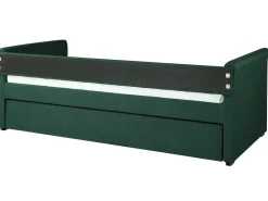 Letto estraibile Tessuto LIBOURNE 80 x 200 cm Verde scuro