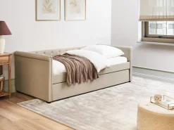 Letto estraibile Tessuto LIBOURNE 90 x 200 cm Beige